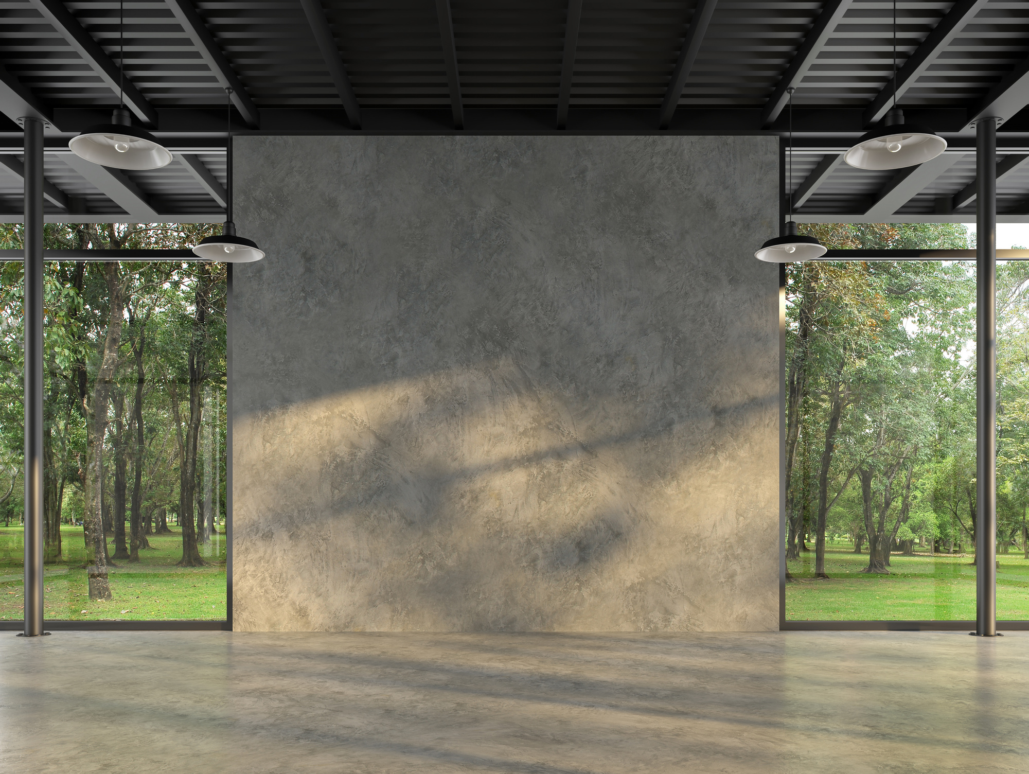 Industrial Room 3D Render
